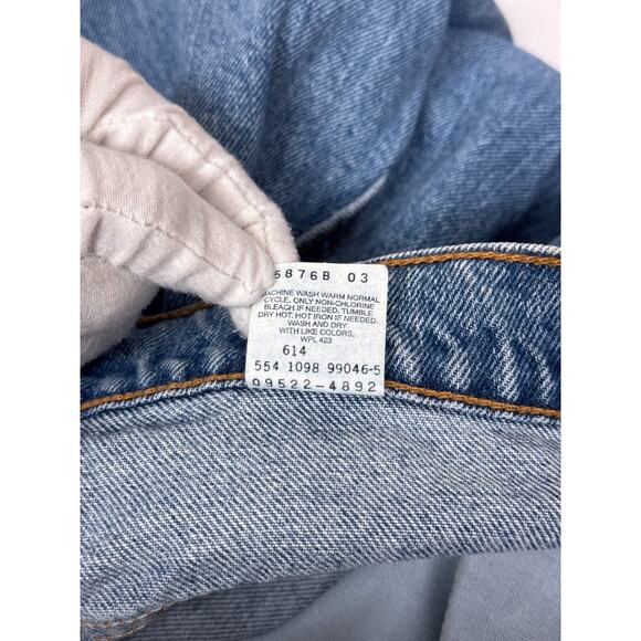 Vintage Levis 18 W x 29 Womens Made In USA 550 Relaxed Fit Tapered Leg - Picture 8 of 8